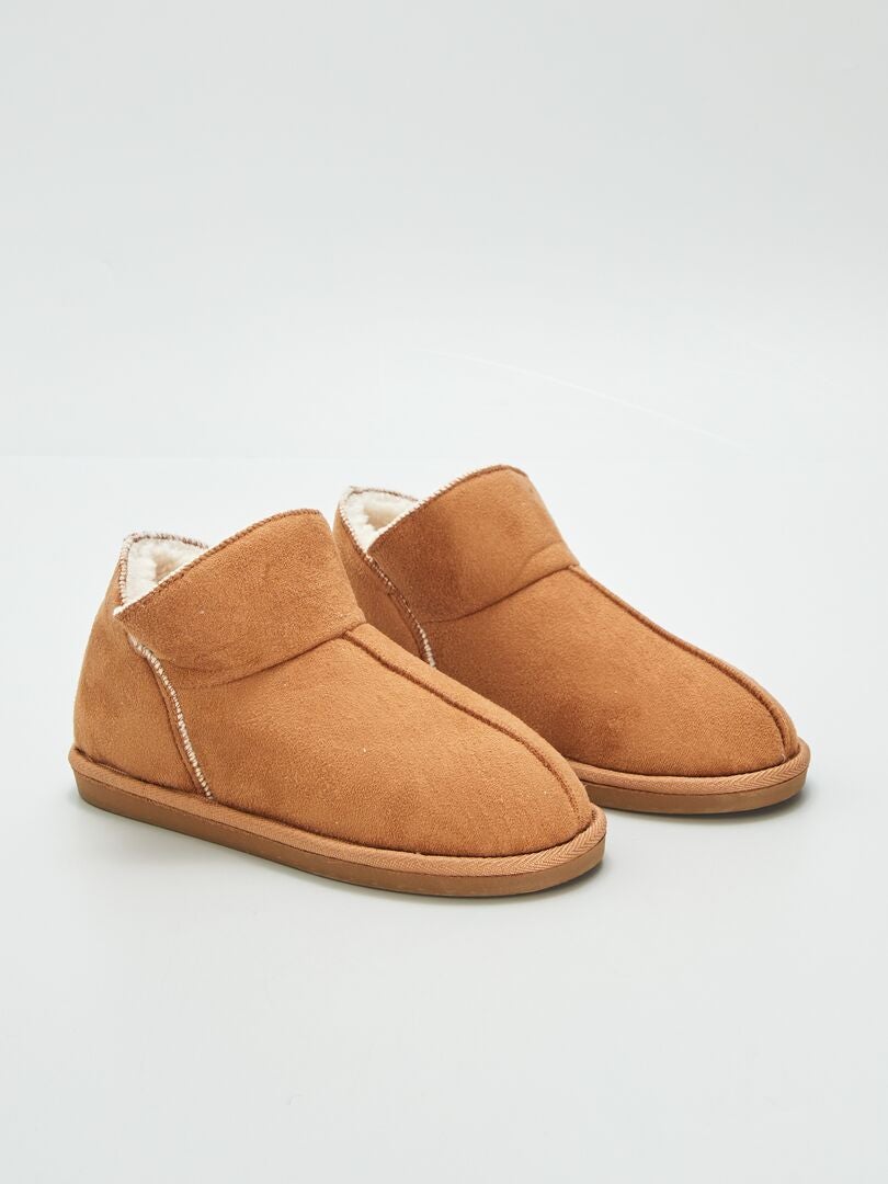 Chaussons boots Camel - Kiabi