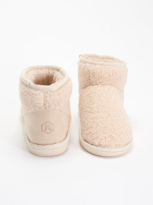 Chaussons boots effet moutonné - Kiabi Chaussons boots effet moutonné - Kiabi