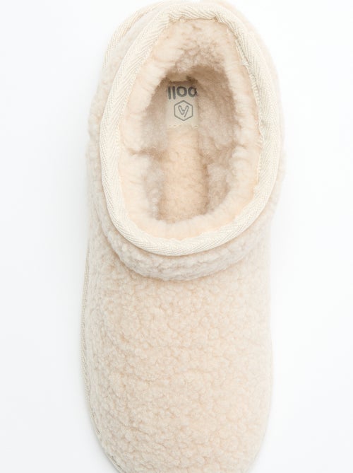 Chaussons boots effet moutonné - Kiabi Chaussons boots effet moutonné - Kiabi