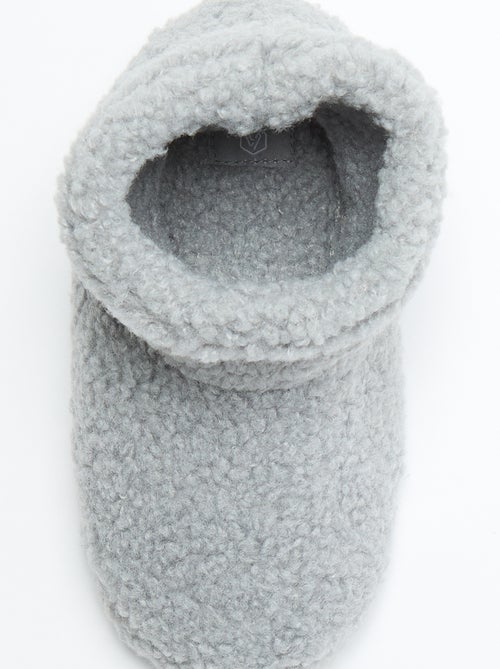 Chaussons boots effet moutonné - Kiabi