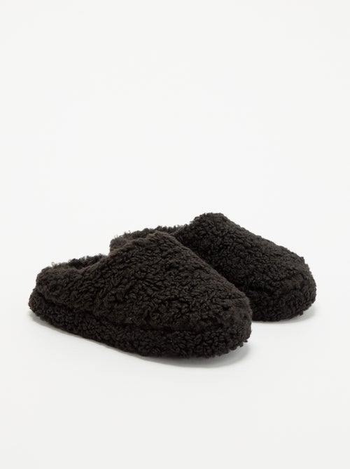 Chaussons boots effet moutonné - Kiabi Chaussons boots effet moutonné - Kiabi