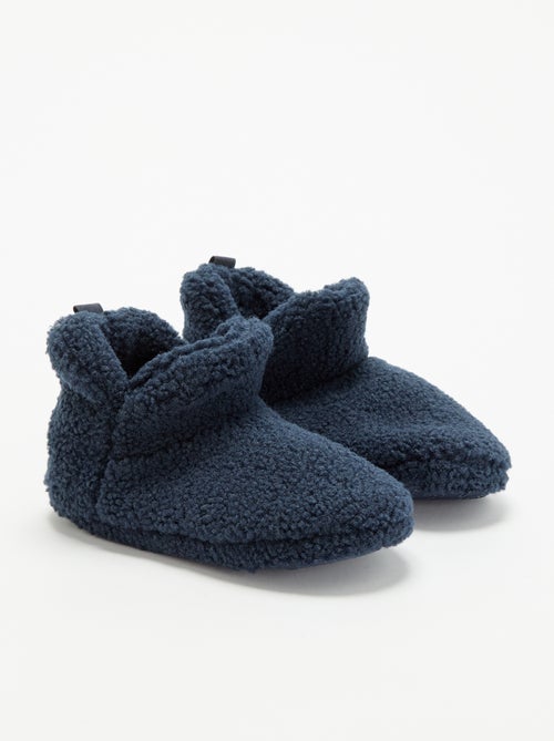 Chaussons boots effet moutonné - Kiabi