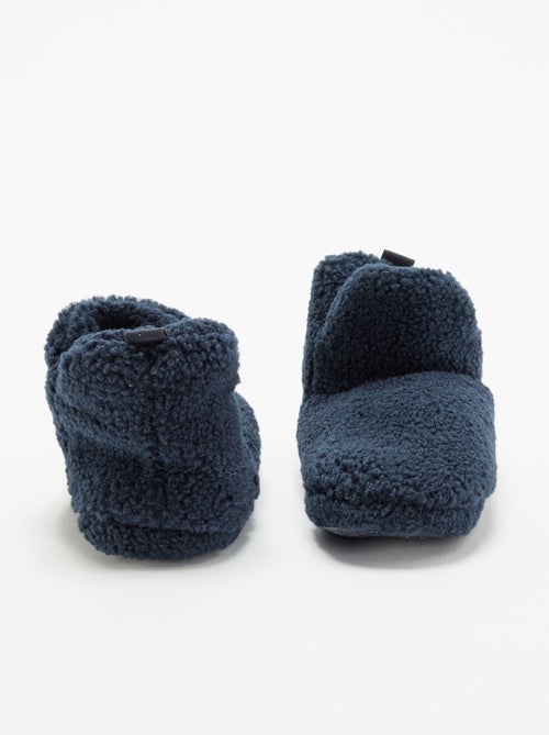 Chaussons boots effet moutonné - Kiabi
