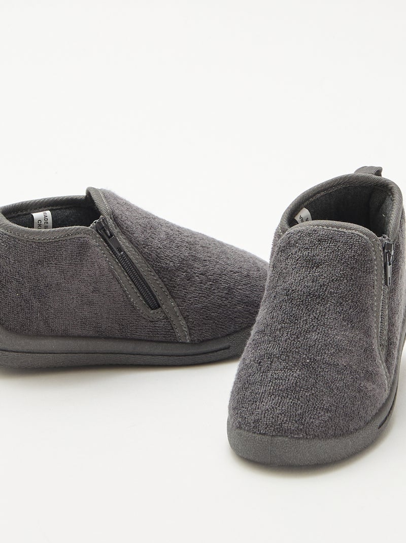 Chaussons boots Gris - Kiabi