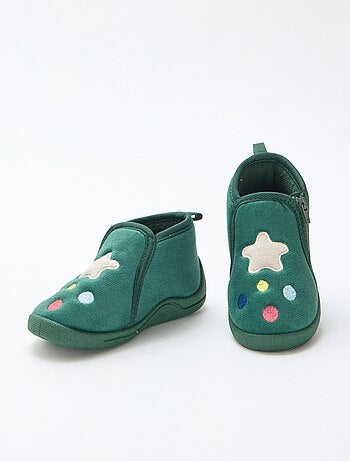 Chaussons bottillon ludique Noël