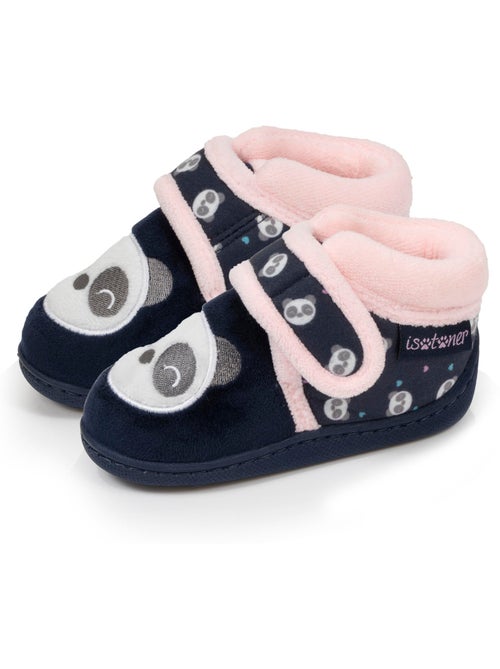 Chaussons bottillons à scratch, bon maintien du pied, bébé fille isotoner - Kiabi Chaussons bottillons à scratch, bon maintien du pied, bébé fille isotoner - Kiabi