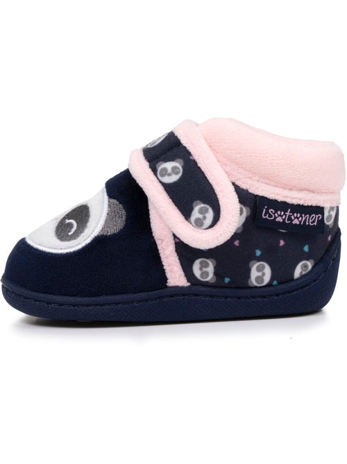 Chaussons bottillons à scratch, bon maintien du pied, bébé fille isotoner - Kiabi Chaussons bottillons à scratch, bon maintien du pied, bébé fille isotoner - Kiabi