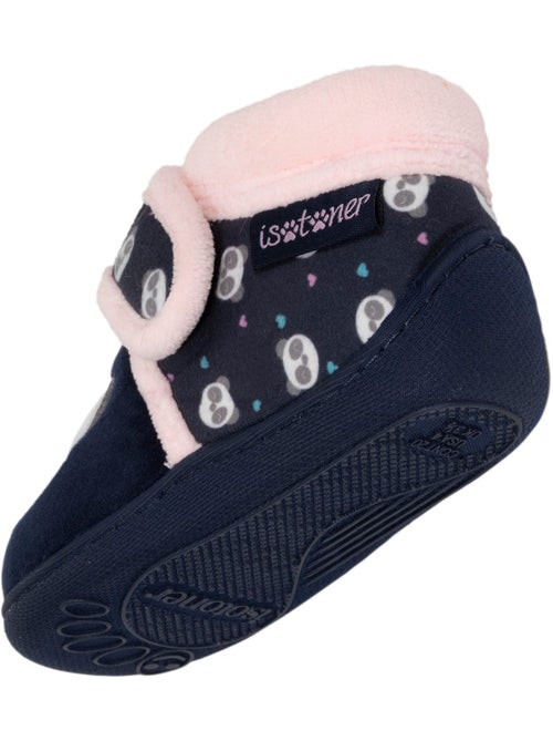 Chaussons bottillons à scratch, bon maintien du pied, bébé fille isotoner - Kiabi Chaussons bottillons à scratch, bon maintien du pied, bébé fille isotoner - Kiabi