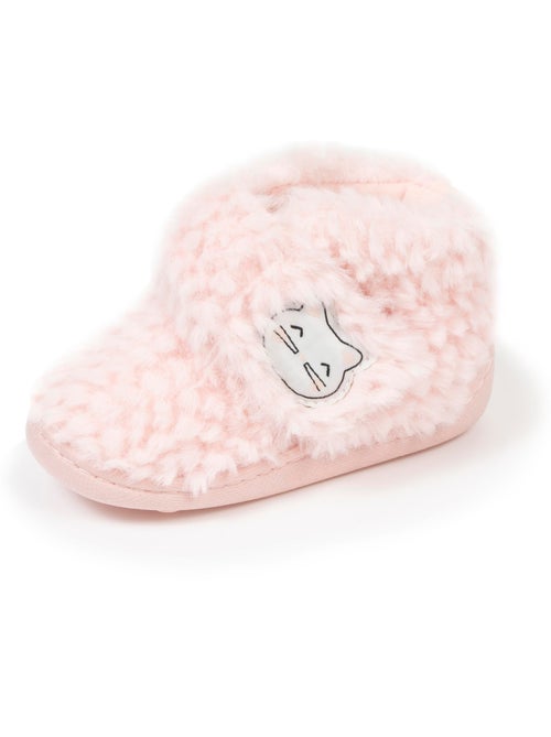 Chaussons bottillons à scratch, bon maintien du pied, fille isotoner - Kiabi Chaussons bottillons à scratch, bon maintien du pied, fille isotoner - Kiabi