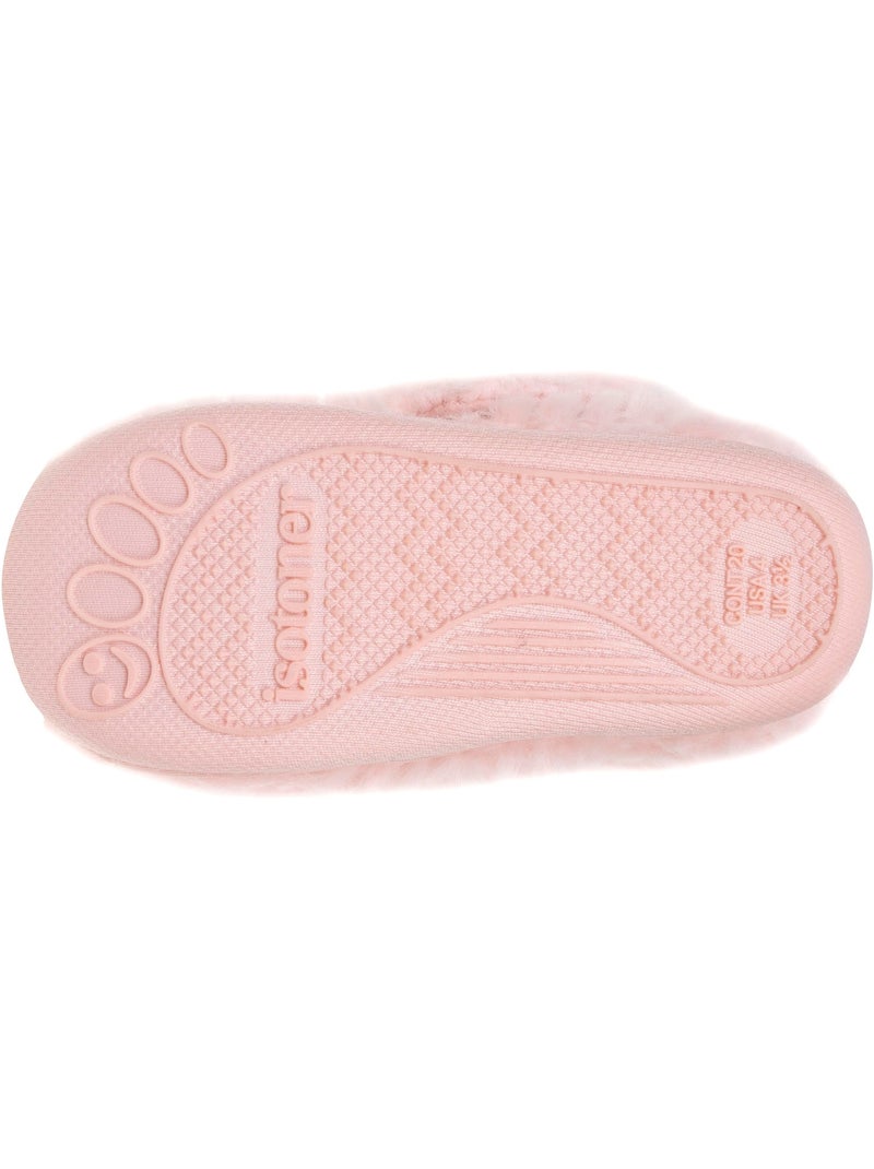 Chaussons bottillons à scratch, bon maintien du pied, fille isotoner Rose - Kiabi