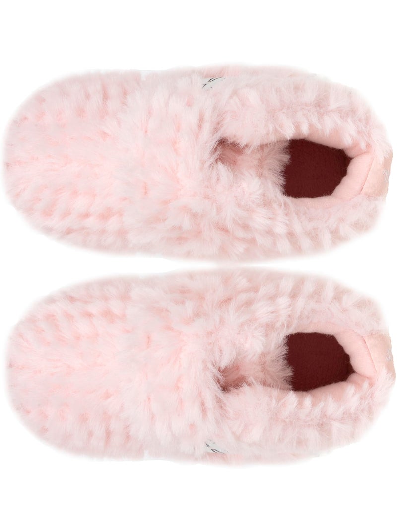 Chaussons bottillons à scratch, bon maintien du pied, fille isotoner Rose - Kiabi