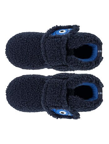 Chaussons bottillons à scratch, bon maintien du pied, garçon Isotoner