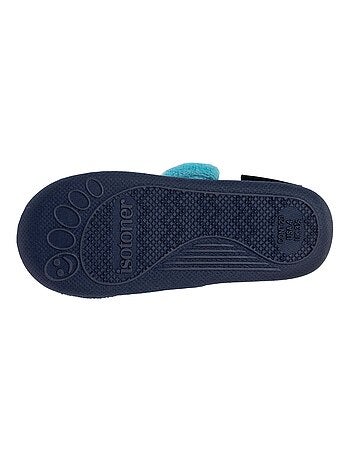 Chaussons bottillons à scratch, bon maintien du pied, semelle antidérapante bébé fille Isotoner