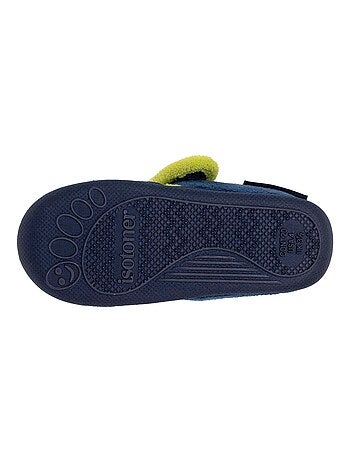 Chaussons bottillons à scratch, semelle antidérapante, bébé garçon Isotoner