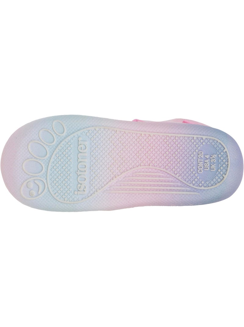 Chaussons bottillons à zip, bon maintien du pied, bébé fille isotoner Rose - Kiabi