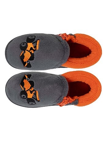 Chaussons bottillons à zip, bon maintien du pied, semelle antidérapante bébé garçon Isotoner