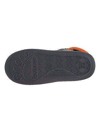 Chaussons bottillons à zip, bon maintien du pied, semelle antidérapante bébé garçon Isotoner