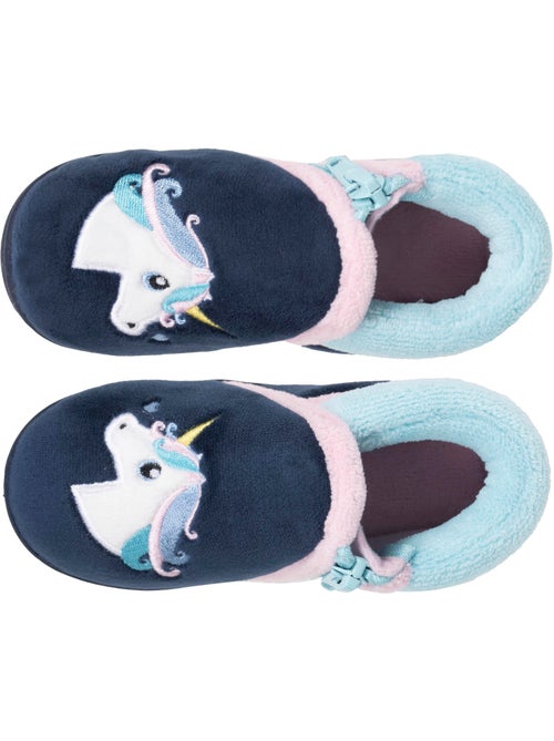 Chaussons bottillons à zip, faciles à enfiler, bon maintien bébé fille Isotoner - Kiabi