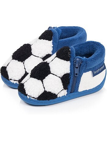 Chaussons bottillons à zip, faciles à enfiler, bon maintien bébé garçon Isotoner