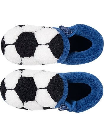 Chaussons bottillons à zip, faciles à enfiler, bon maintien bébé garçon Isotoner