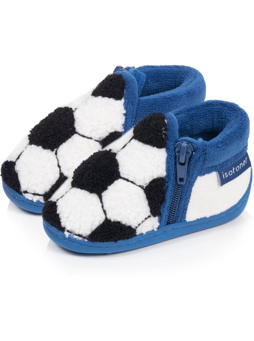 Chaussons bottillons à zip, faciles à enfiler, bon maintien bébé garçon isotoner - Kiabi Chaussons bottillons à zip, faciles à enfiler, bon maintien bébé garçon isotoner - Kiabi