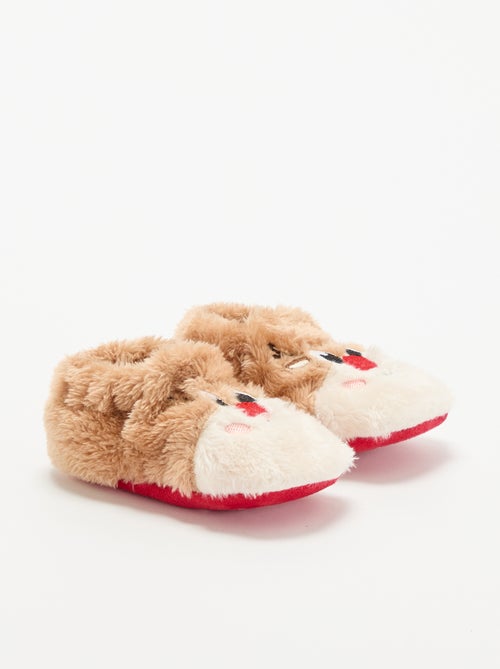 Chaussons bottillons animaux 'Noël' - Kiabi Chaussons bottillons animaux 'Noël' - Kiabi