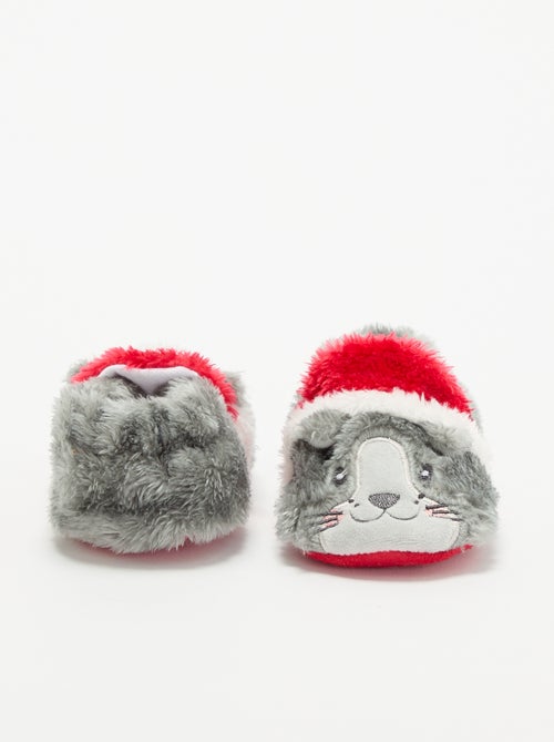 Chaussons bottillons animaux 'Noël' - Kiabi Chaussons bottillons animaux 'Noël' - Kiabi