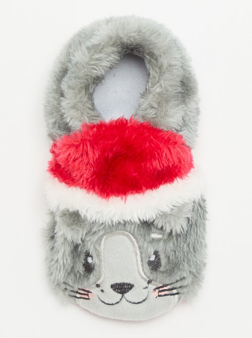 Chaussons bottillons animaux 'Noël' - Kiabi Chaussons bottillons animaux 'Noël' - Kiabi