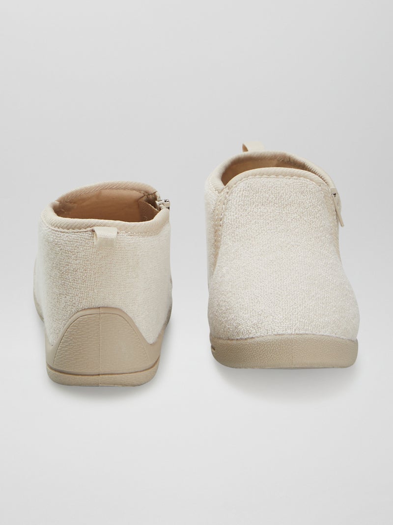Chaussons bottillons Beige - Kiabi