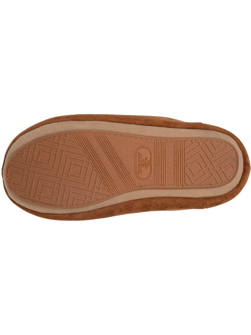 Chaussons bottillons confortables, chauds, intérieur sherpa homme isotoner Camel - Kiabi