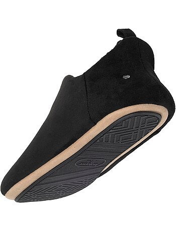 Chaussons bottillons confortables, chauds, intérieur sherpa homme isotoner