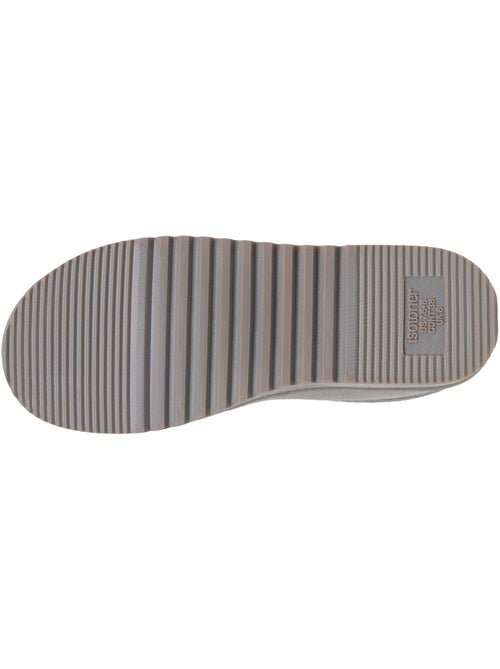 Chaussons bottillons dessus cuir, semelle confort femme isotoner - Kiabi Chaussons bottillons dessus cuir, semelle confort femme isotoner - Kiabi