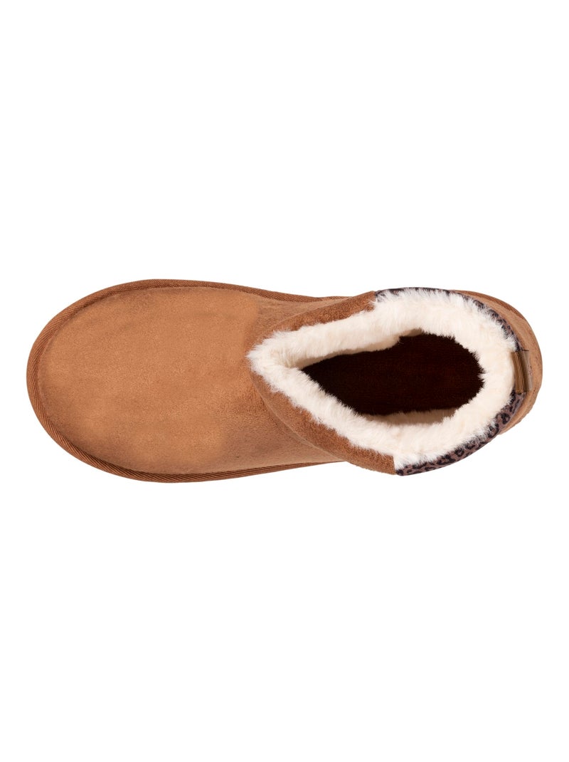 Chaussons bottillons  femme Isotoner Camel - Kiabi