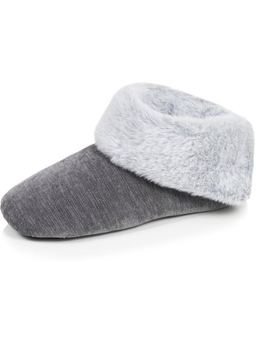 Chaussons bottillons femme Isotoner - Kiabi Chaussons bottillons femme Isotoner - Kiabi
