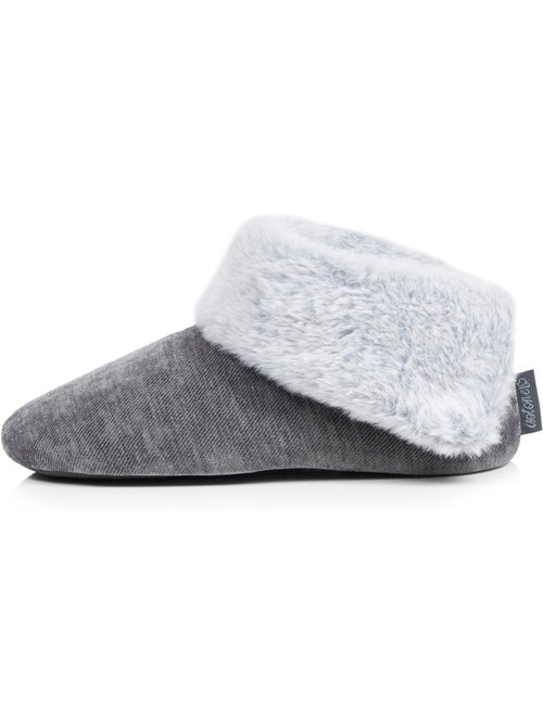 Chaussons bottillons femme Isotoner - Kiabi Chaussons bottillons femme Isotoner - Kiabi
