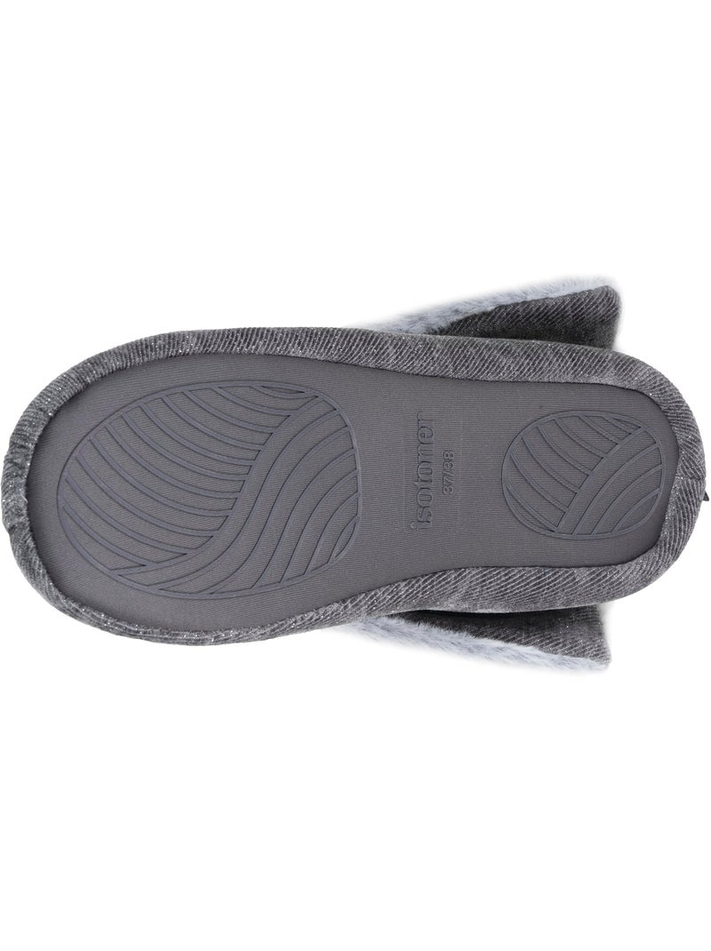 Chaussons bottillons  femme Isotoner Gris foncé - Kiabi