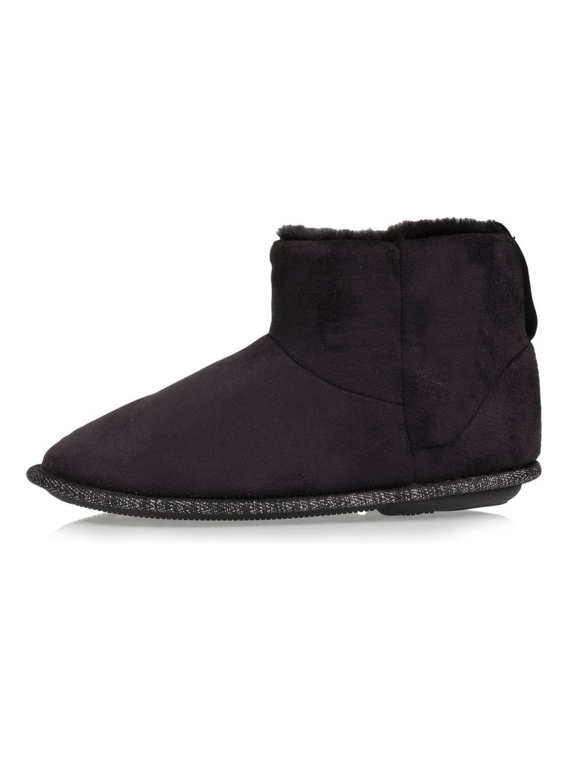 Chaussons bottillons  femme Isotoner Noir - Kiabi