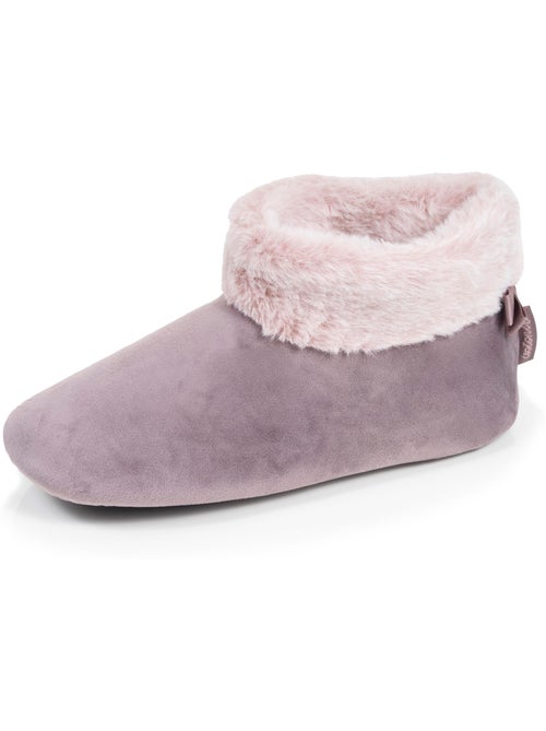 Chaussons bottillons femme Isotoner - Kiabi Chaussons bottillons femme Isotoner - Kiabi