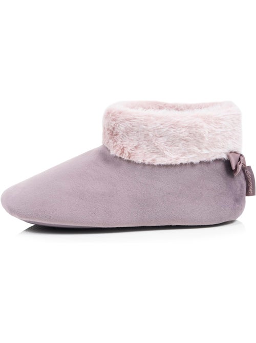 Chaussons bottillons femme Isotoner - Kiabi Chaussons bottillons femme Isotoner - Kiabi