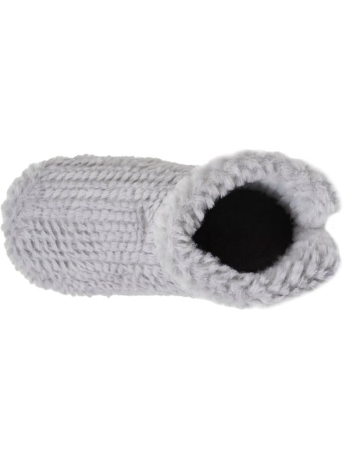 Chaussons bottillons imitation fourrure, semelle femme isotoner - Kiabi Chaussons bottillons imitation fourrure, semelle femme isotoner - Kiabi