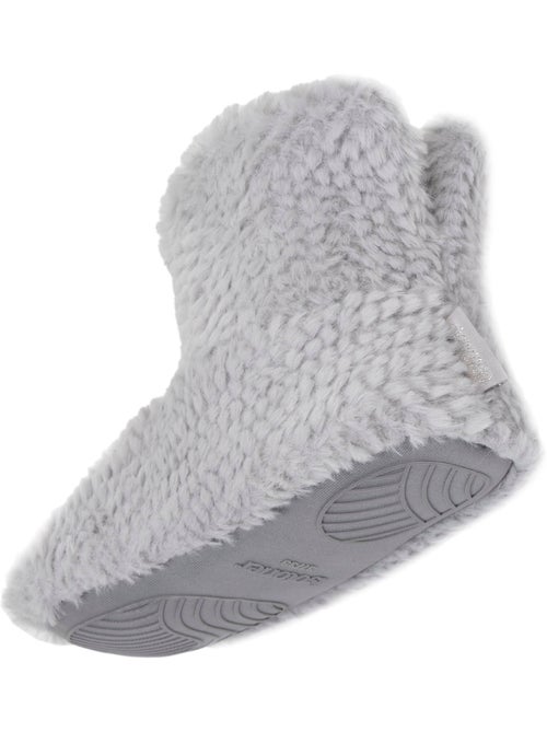Chaussons bottillons imitation fourrure, semelle femme isotoner - Kiabi Chaussons bottillons imitation fourrure, semelle femme isotoner - Kiabi