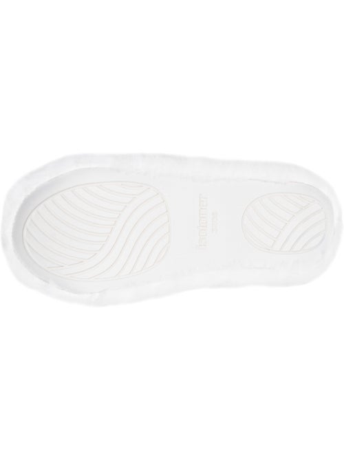 Chaussons bottillons imitation fourrure, semelle gomme femme Isotoner - Kiabi