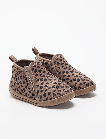 Chaussons bottillons imprimé