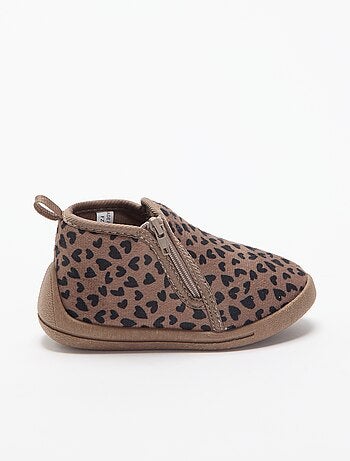 Chaussons bottillons imprimé