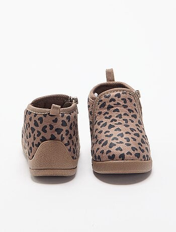 Chaussons bottillons imprimé