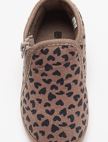 Chaussons bottillons imprimé