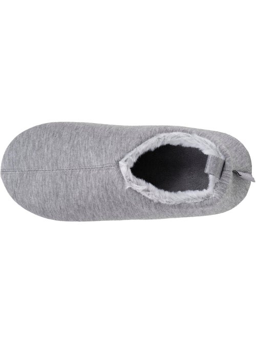 Chaussons bottillons jersey, semelle gomme antidérapante femme Isotoner - Kiabi