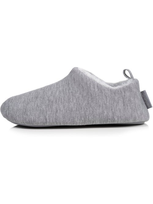 Chaussons bottillons jersey, semelle gomme antidérapante femme Isotoner - Kiabi