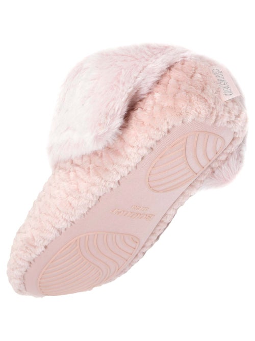 Chaussons bottillons micro éponge, semelle antidérapante femme Isotoner - Kiabi