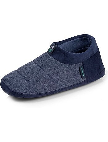 Chaussons bottillons micro éponge, semelle gomme homme